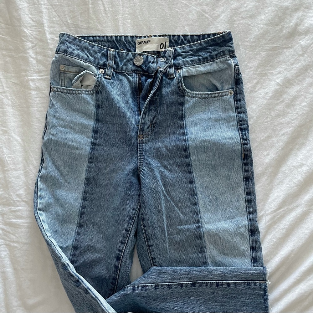 Two toned jeans